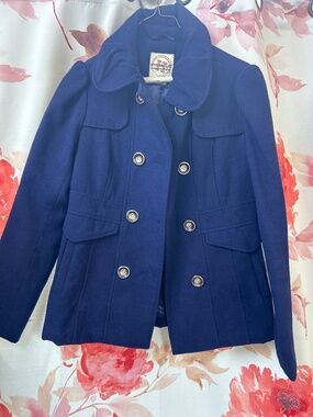 Navy pea coat